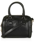 Topshop Mini Zip Holdall - Lyst