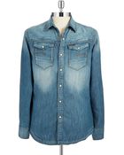 G-Star RAW Denim Sport Shirt - Lyst