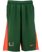 Nike Men'S Miami Hurricanes Fly Shorts - Lyst