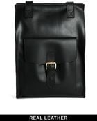 Asos Vintage Style Leather Backpack - Lyst