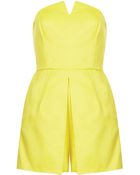 Topshop Bandeau Skort Playsuit - Lyst