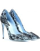 Dolce & Gabbana Kate Lace-Coated Pumps - Lyst