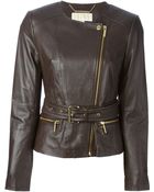 MICHAEL Michael Kors Belted Jacket - Lyst