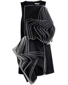 Christopher Kane Satin Crepe Pages Dress - Lyst