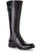 Franco Sarto Black Perk Wide Calf Riding Boots - Lyst