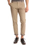 Billtornade Beige Chino Trousers Dino - Lyst