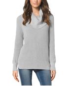 Michael Kors Cowl-Neck Sweater, Petite - Lyst
