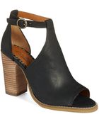 Lucky Brand Lanne Cut-Out Booties - Lyst