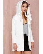 Nasty Gal Glamorous Geneva Wool Coat - Lyst