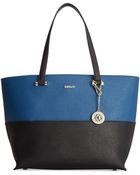 DKNY Bryant Park Saffiano Shopper - Lyst