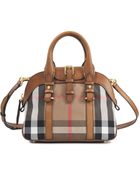 Burberry Sm Milverton House Check Bag - Lyst