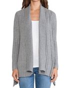 Autumn Cashmere New Rib Drape Sweater - Lyst