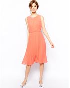Oasis Embellished Soft Paloma Midi Dress - Lyst