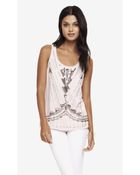 Express Art Deco Sequin Embellished Tank - Lyst