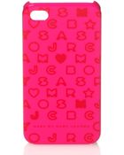 Marc By Marc Jacobs Iphone 4 Case - 4G Stardust Logo - Lyst