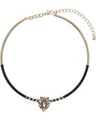 Topshop Thread Wrapped Rhinestone Collar - Lyst