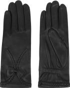 Agnelle Silk-Lined Leather Gloves - Lyst