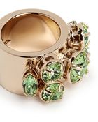 Valentino Rhinestone Ring - Lyst