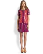 Marc By Marc Jacobs Viola Printed Sequin Dress - Lyst