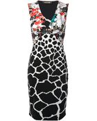 Roberto Cavalli Printed Dress - Lyst