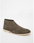 Asos Desert Boots in Suede - Lyst