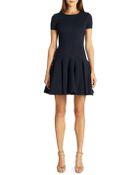 Halston Heritage Flared Ponte Dress - Lyst