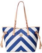 Dooney & Bourke Large Chevron Bailey Bag - Lyst