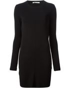 T By Alexander Wang Open Back Draped Dress - Lyst