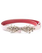 Oscar de la Renta Embellished Belt - Lyst