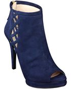 Nine West Svanity Platform Booties - Lyst