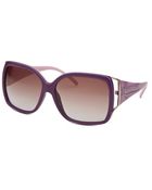 Givenchy Women'S Oversized Purple Sunglasses - Lyst