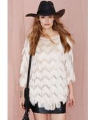 Nasty Gal Shagging Rights Fringe Top - Lyst