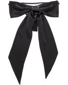 Kiki De Montparnasse Grand Fleur Bow Thong Blackblack - Lyst