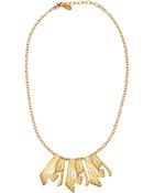 Kara By Kara Ross Gold-Plated Crystal Necklace - Lyst
