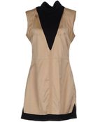 Mm6 By Maison Martin Margiela Short Dress - Lyst