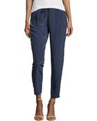Joie Silk Drawstring Pants - Lyst