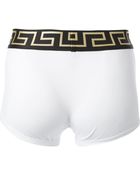 Versace Logo-Waistband Boxers - Lyst