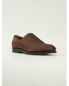 Ferragamo Lace Up Shoe - Lyst