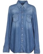 Diesel Denim Shirt - Lyst