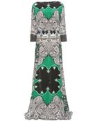 Etro Printed Silk Dress - Lyst