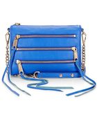 Rebecca Minkoff Mini 5-Zip Crossbody - Lyst