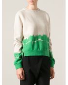 Stella McCartney Dipped Tie-Dye Sweater - Lyst