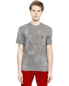 DSquared2 Distressed Cotton T-Shirt - Lyst