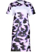 Balenciaga Printed Cotton Tshirt Dress - Lyst