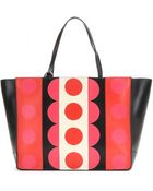Valentino Carmen Leather Shopper - Lyst