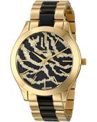 Michael Kors Mk3315 - Slim Runway Midnight Safari - Lyst
