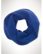 Lauren by Ralph Lauren Cashmere Waffle-Knit Scarf - Lyst