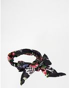 Asos Headscarfneckerchief in Woodland Print - Lyst