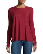 James Perse A-Line Long-Sleeve Tee - Lyst