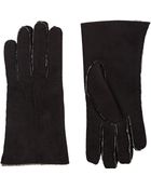 Barneys New York Shearling-Lined Gloves - Lyst